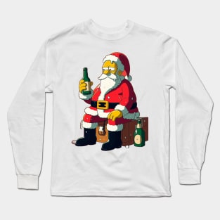 Drunk Santa Long Sleeve T-Shirt